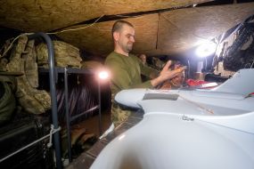 A  serviceman of the 47th Separate Mechanized Brigade