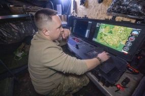 A  serviceman of the 47th Separate Mechanized Brigade