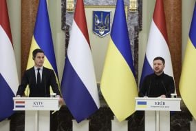 Rob Jetten and Volodymyr Zelenskyy