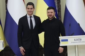Rob Jetten and Volodymyr Zelenskyy