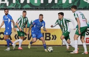 Игровой момент матча