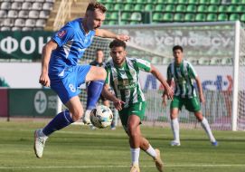 Игровой момент матча