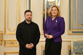 Volodymyr Zelenskyy and Julia Klöckner