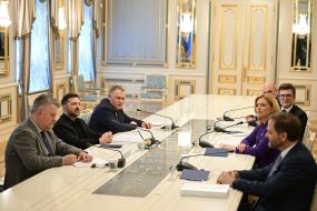 Volodymyr Zelenskyy and Julia Klöckner