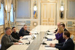 Volodymyr Zelenskyy and Julia Klöckner