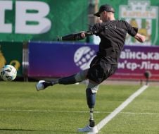 Игровой момент матча