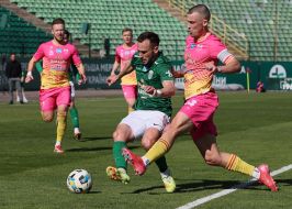 Игровой момент матча