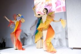 A fashion show by the Nadya Dzyak brand