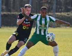 Game moment of the control match