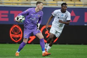 Игровой момент матча