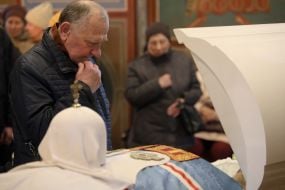 Прощання з патріархом Філаретом в Києві