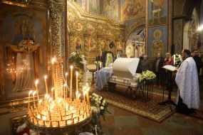 Прощання з патріархом Філаретом в Києві