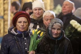 Прощання з патріархом Філаретом в Києві