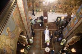 Прощання з патріархом Філаретом в Києві