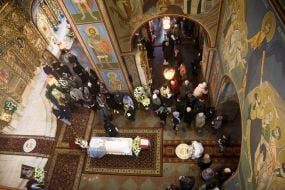 Прощання з патріархом Філаретом в Києві