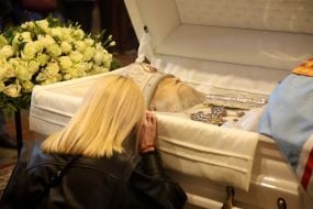 Прощання з патріархом Філаретом в Києві