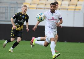 Игровой момент матча