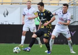 Игровой момент матча