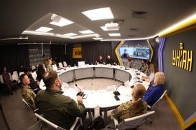 Участники круглого стола в пресс-центре УНИАН