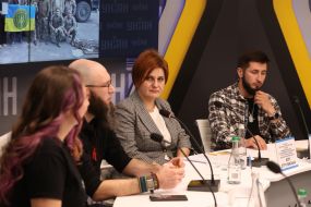 Участники круглого стола в пресс-центре УНИАН