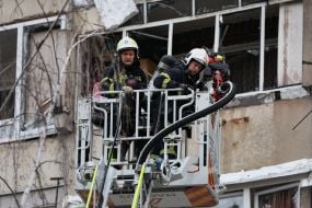 Consequences of the drone attack in Lviv