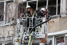 Consequences of the drone attack in Lviv