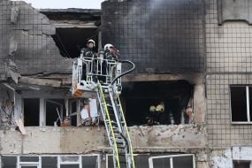 Consequences of the drone attack in Lviv