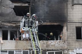 Consequences of the drone attack in Lviv