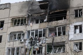 Consequences of the drone attack in Lviv