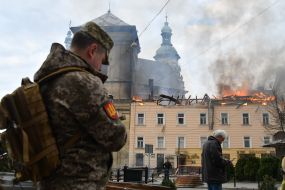 Consequences of the drone attack in Lviv
