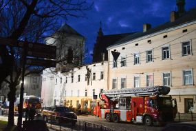 Eliminating the consequences of the Russian drone attack in Lviv