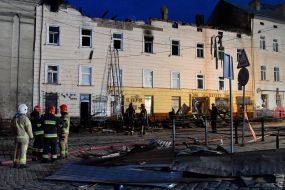 Eliminating the consequences of the Russian drone attack in Lviv