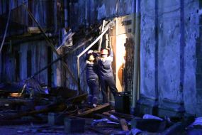 Eliminating the consequences of the Russian drone attack in Lviv