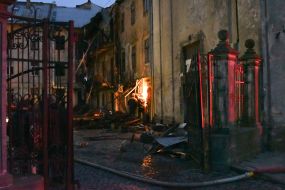 Eliminating the consequences of the Russian drone attack in Lviv