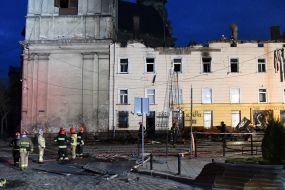 Eliminating the consequences of the Russian drone attack in Lviv