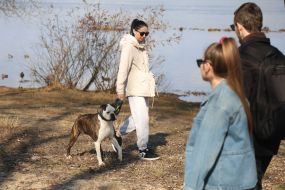 People relax in Natalka Park