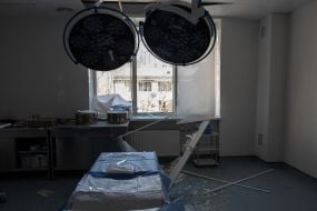 Consequences of the Russian strike on the maternity hospital