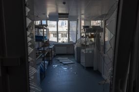 Consequences of the Russian strike on the maternity hospital