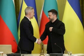 Спільна пресконференція президента України та в о. прем'єр-міністра Болгарії у Києві