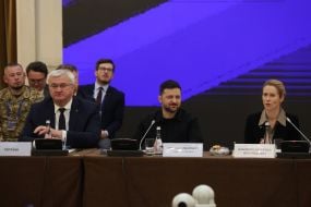 Андрій Сибіга, Володимир Зеленський та Кая Каллас