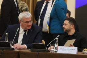 Андрій Сибіга та Володимир Зеленський