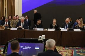 Андрій Сибіга, Володимир Зеленський та Кая Каллас