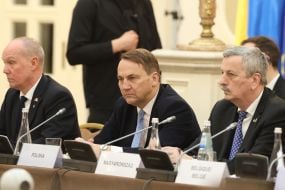 Радослав Сикорский и Антал Хеизер