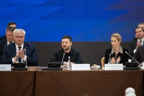 Андрій Сибіга, Володимир Зеленський та Кая Каллас