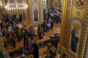 Farewell to actor Vladimir Komarov in Odessa
