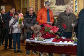 Farewell to actor Vladimir Komarov in Odessa