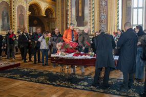 Farewell to actor Vladimir Komarov in Odessa