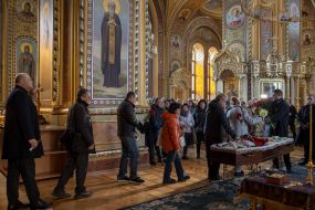 Farewell to actor Vladimir Komarov in Odessa
