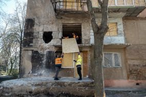 Наслідки ворожої атаки в Одесі