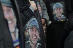 Учасники акції на підтримку Сергія Кузнєцова